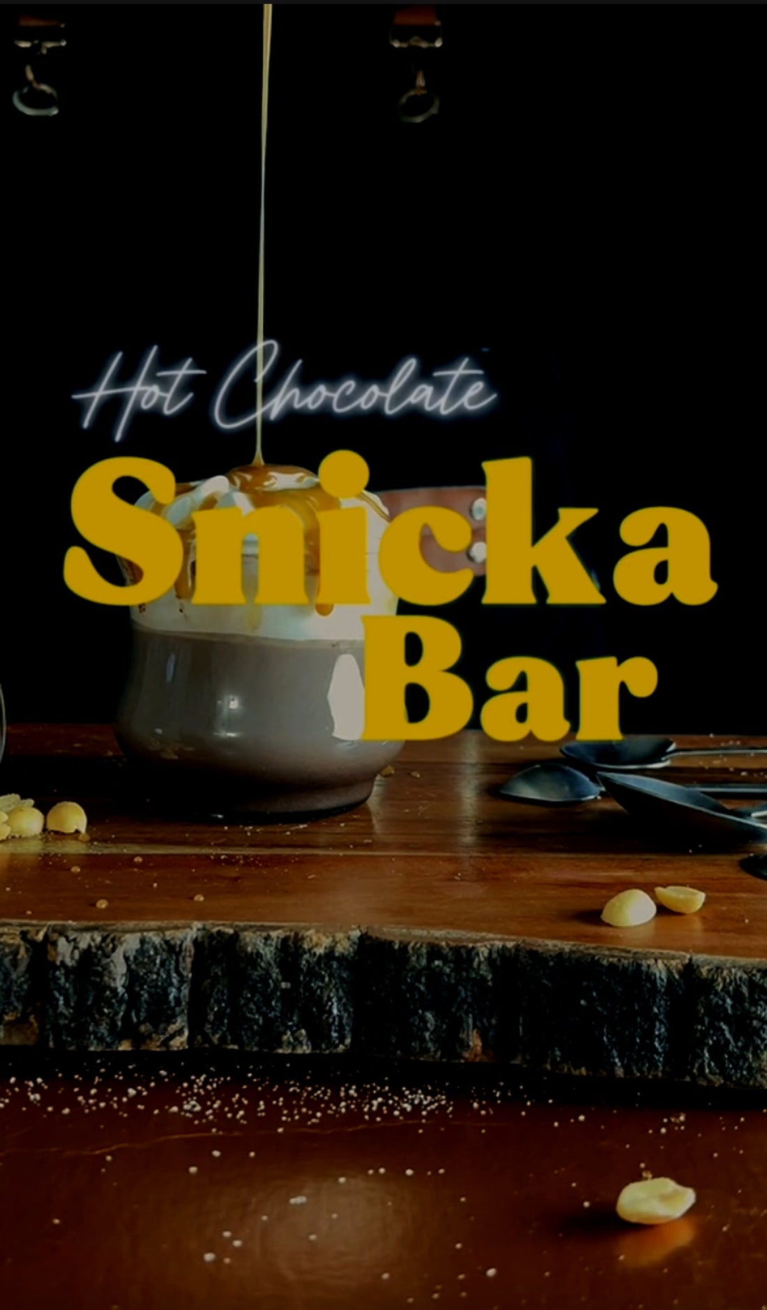 Snickers-Inspired Hot Chocolate: A Candy Bar in a Mug