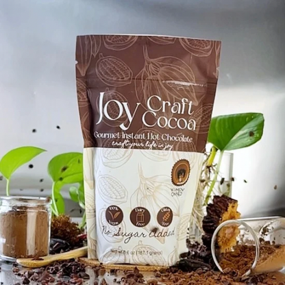 No Sugar Added Cocoa Powder 6.6 oz Joy Craft Cocoa Dairy Free Hot Cocoa