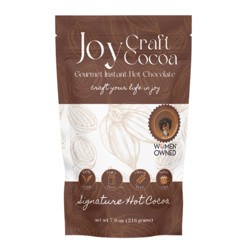 Signature Hot Chocolate 7.6 oz Joy Craft Cocoa Dairy Free Hot Cocoa