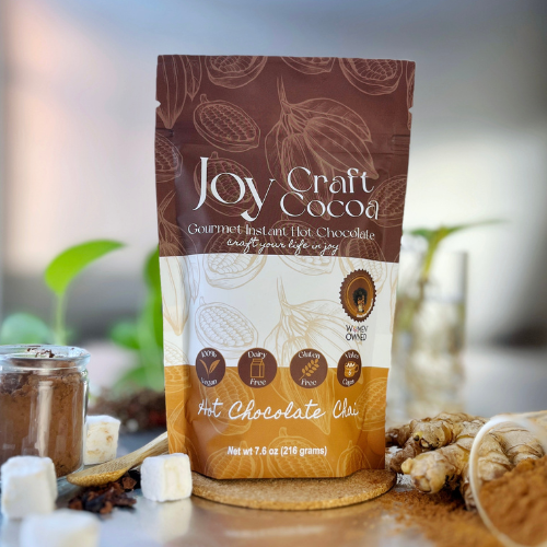 Hot Chocolate Chai 7.6 oz Joy Craft Cocoa Dairy Free Hot Cocoa