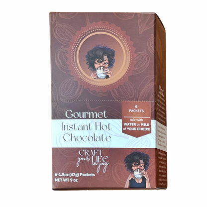 Joy Craft Cocoa Variety Pack 6 Count 1.5 Oz - Indulge in Gourmet Cocoa