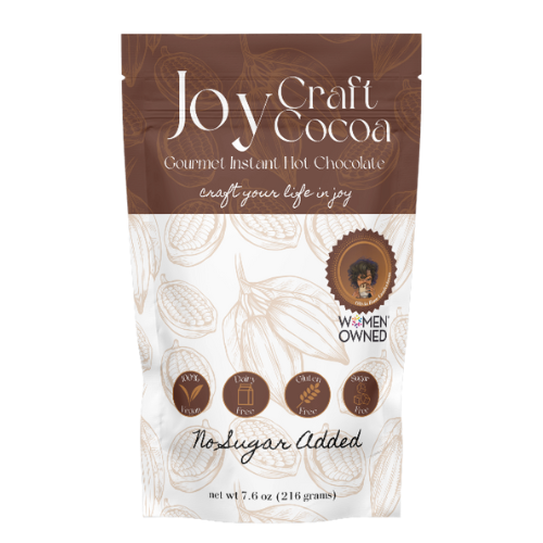 No Sugar Added Cocoa Powder 6.6 oz Joy Craft Cocoa Dairy Free Hot Cocoa