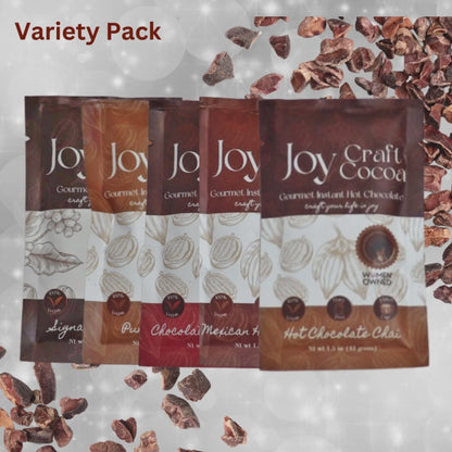 Joy Craft Cocoa Variety Pack 5 Count 1.5 Oz - Indulge in Gourmet Cocoa